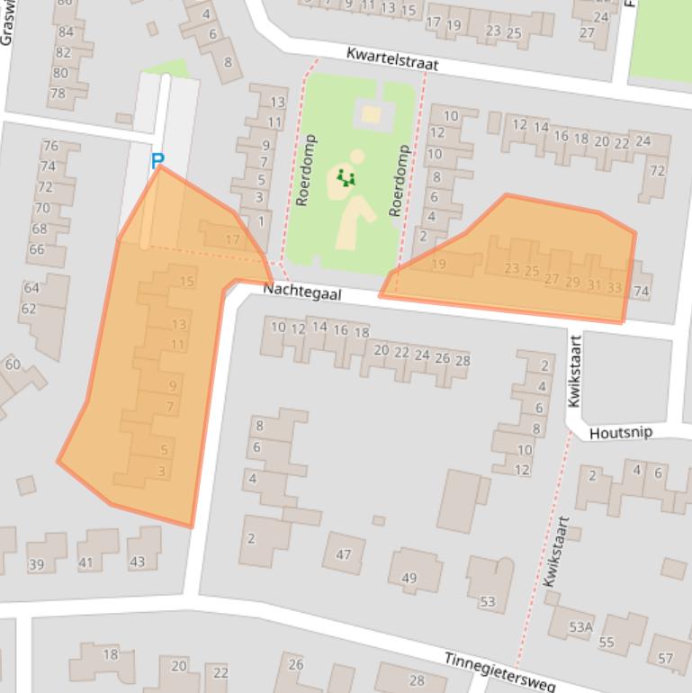Kaart van postcodegebied 6005KX.