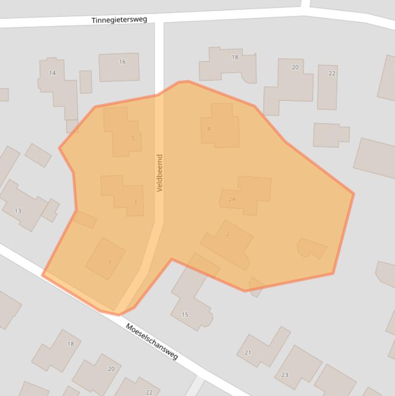 Kaart van postcodegebied 6005LA.