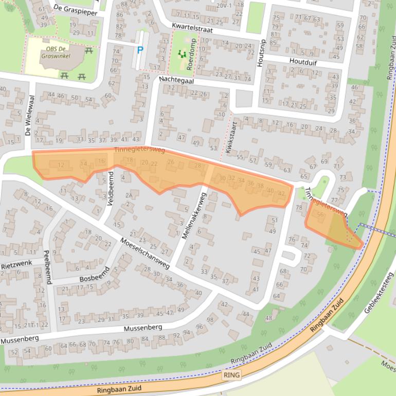 Kaart van postcodegebied 6005LB.