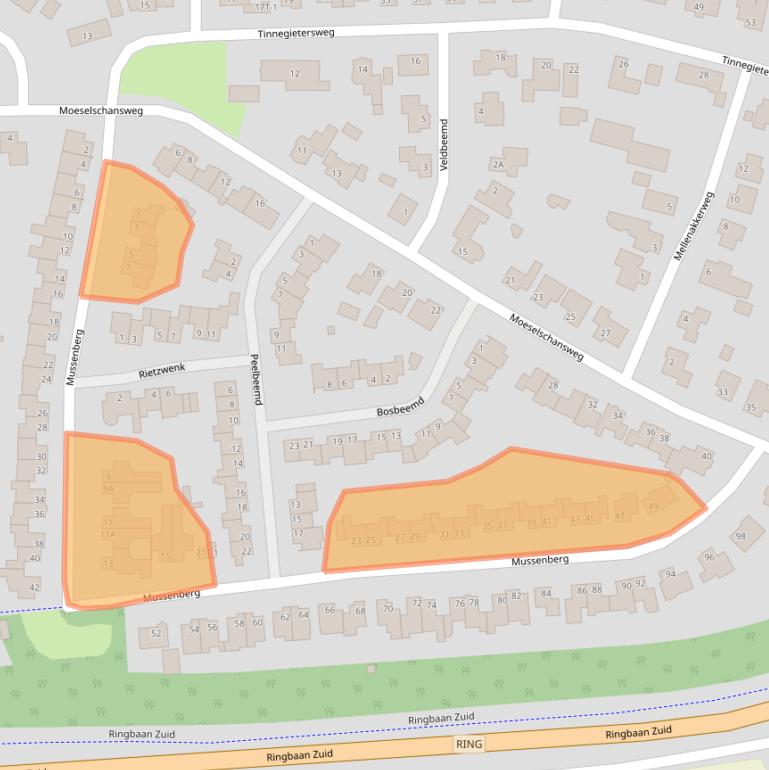 Kaart van postcodegebied 6005LE.