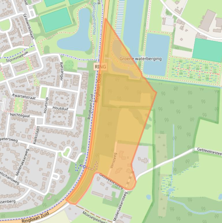 Kaart van postcodegebied 6005MA.