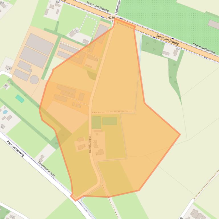 Kaart van postcodegebied 6005NM.