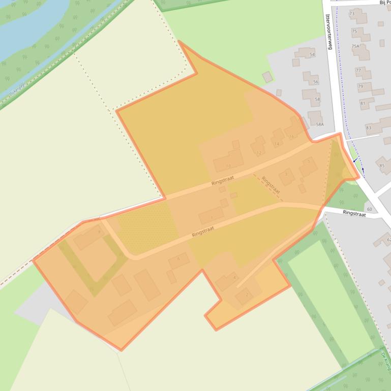 Kaart van postcodegebied 6005NW.