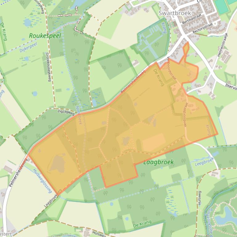Kaart van postcodegebied 6005PJ.