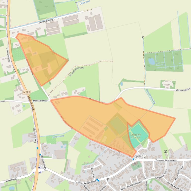 Kaart van postcodegebied 6005RC.