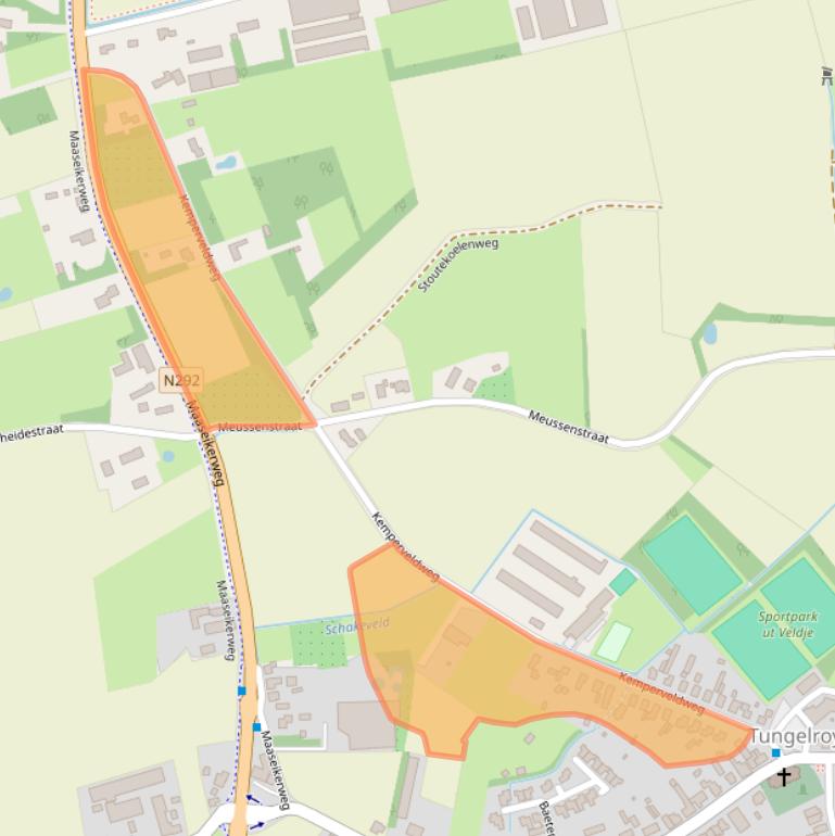 Kaart van postcodegebied 6005RD.