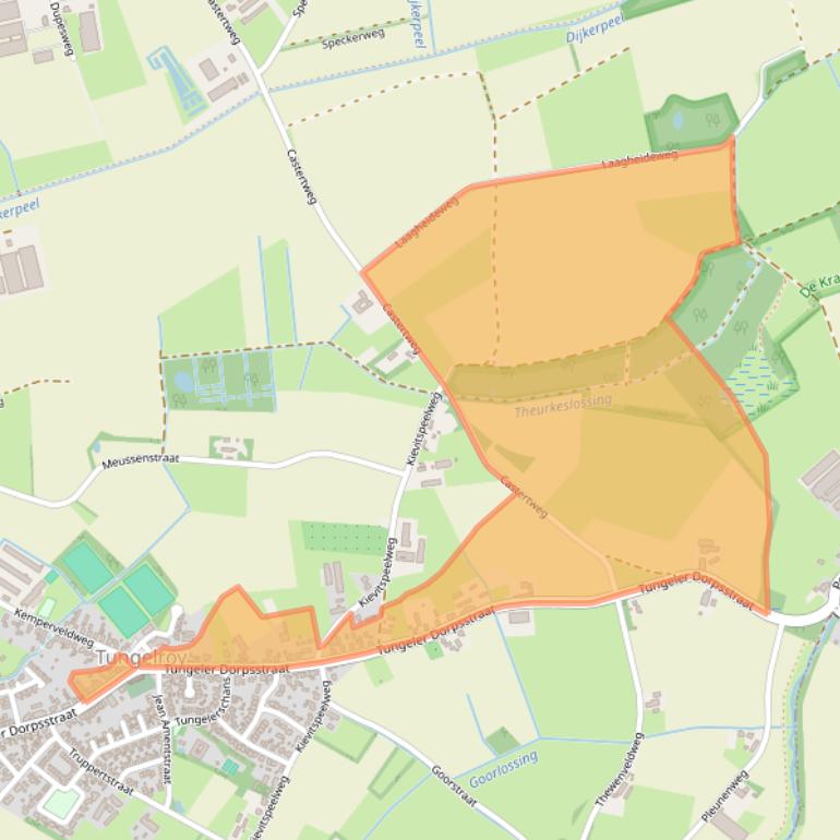 Kaart van postcodegebied 6005RH.
