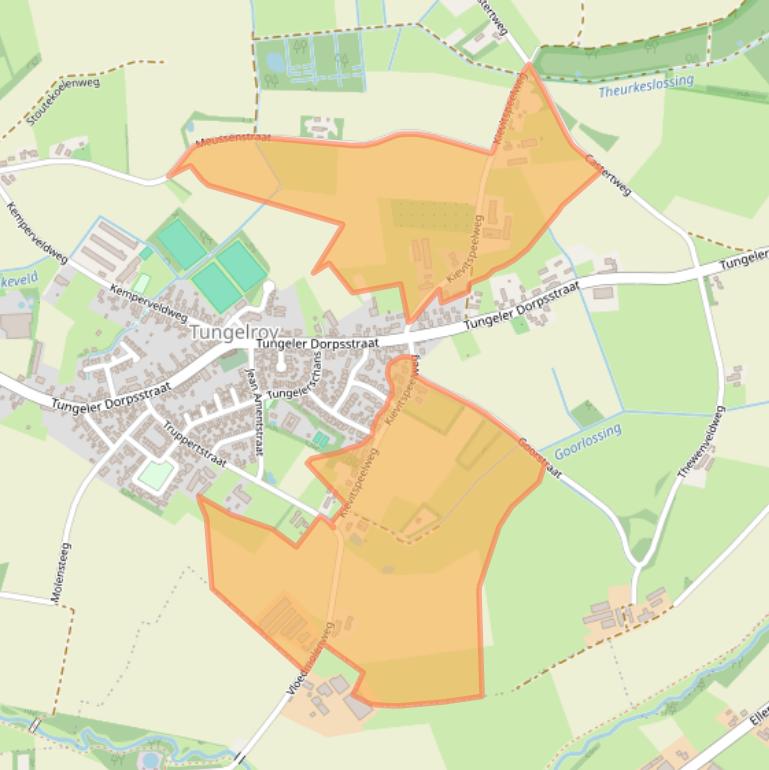 Kaart van postcodegebied 6005RL.