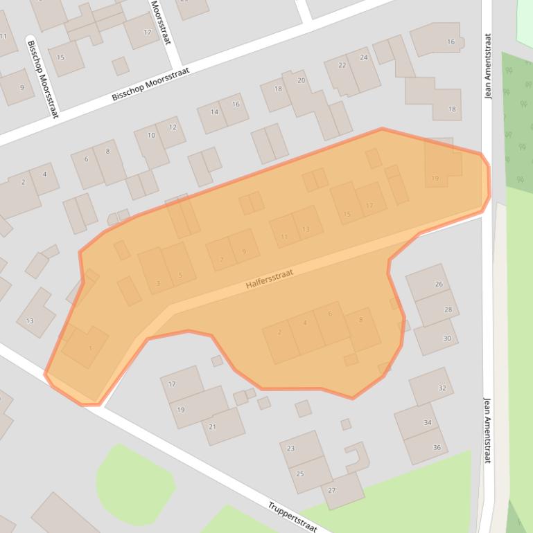 Kaart van postcodegebied 6005RS.