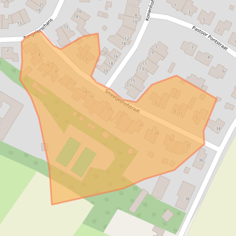 Kaart van postcodegebied 6005SC.