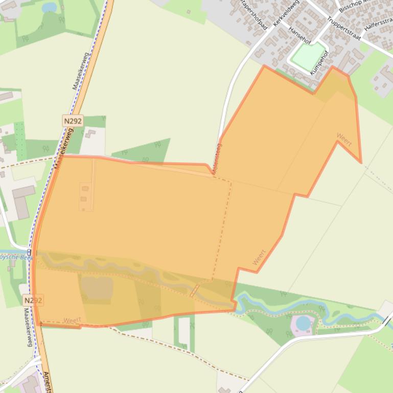Kaart van postcodegebied 6005SK.