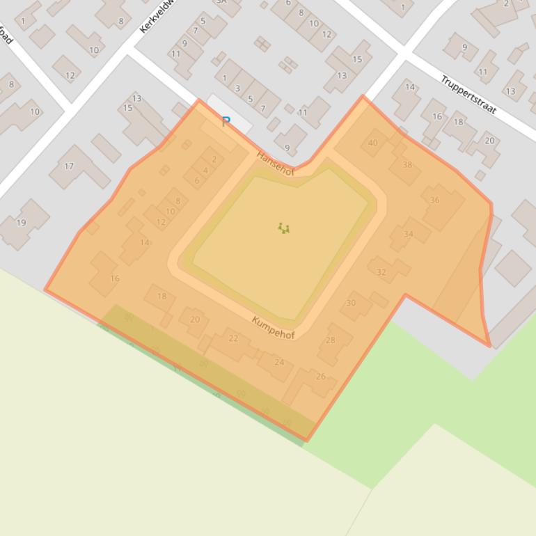 Kaart van postcodegebied 6005SL.