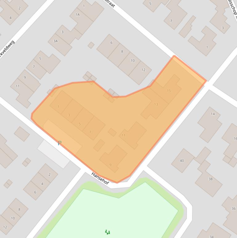 Kaart van postcodegebied 6005SM.