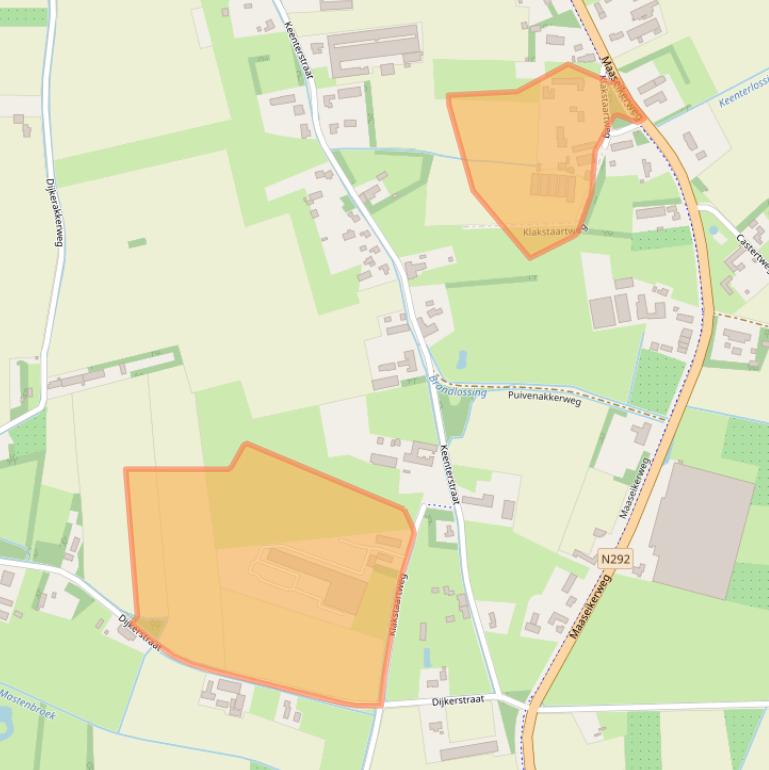 Kaart van postcodegebied 6006AE.