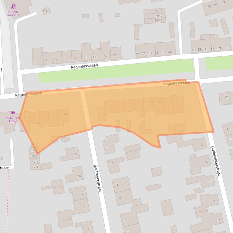 Kaart van postcodegebied 6006AT.
