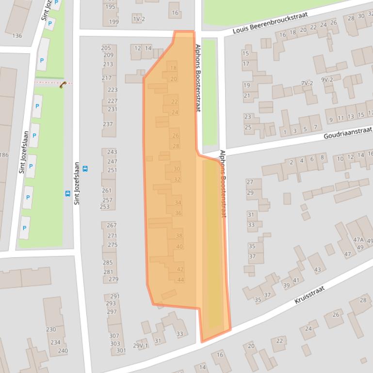 Kaart van postcodegebied 6006BL.