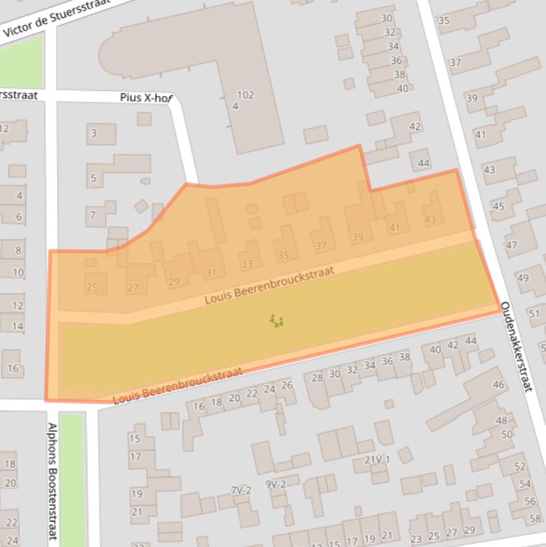 Kaart van postcodegebied 6006BM.