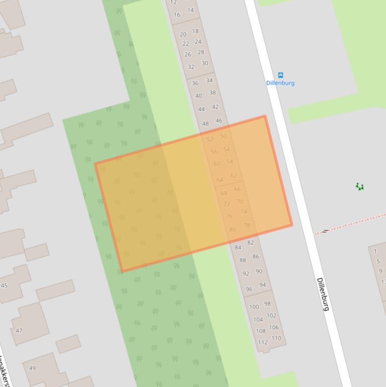 Kaart van postcodegebied 6006BV.
