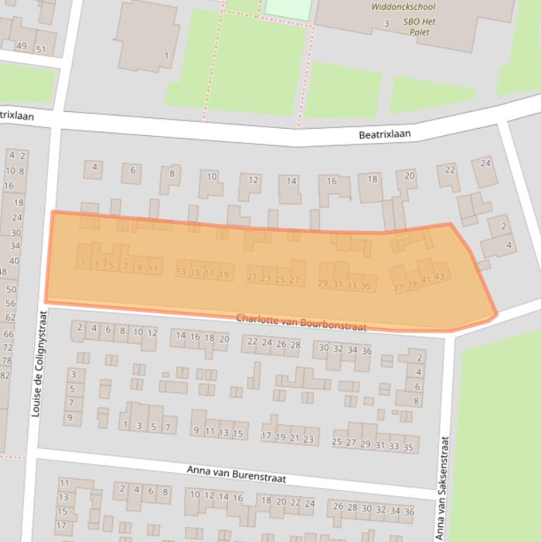 Kaart van postcodegebied 6006CE.
