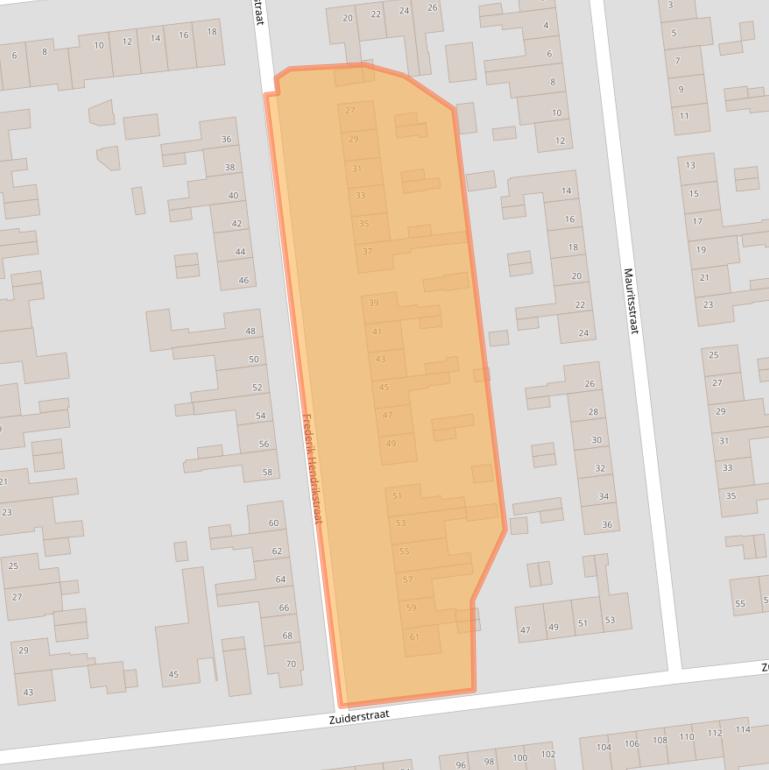 Kaart van postcodegebied 6006EB.