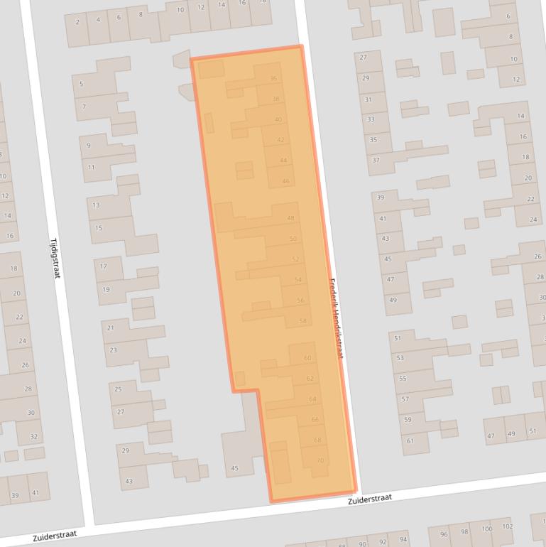 Kaart van postcodegebied 6006ED.