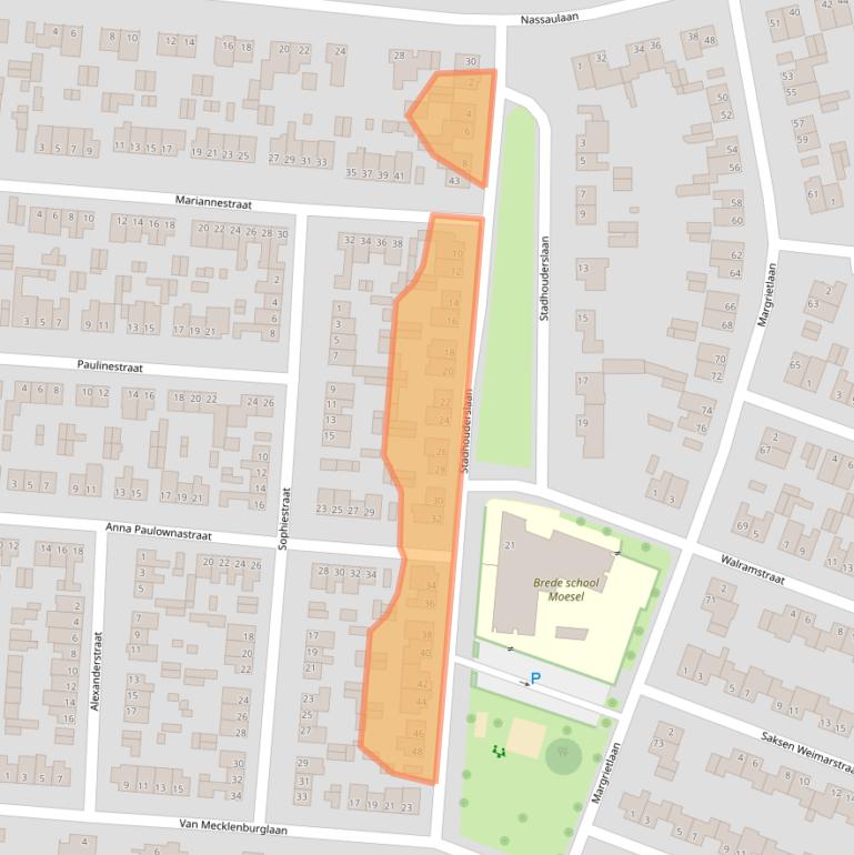 Kaart van postcodegebied 6006GK.