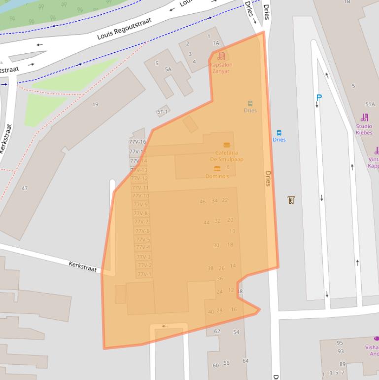 Kaart van postcodegebied 6006HS.