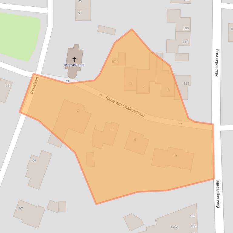 Kaart van postcodegebied 6006HZ.