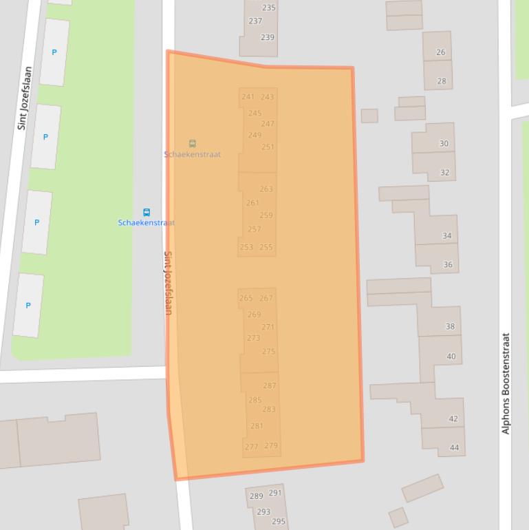 Kaart van postcodegebied 6006JJ.