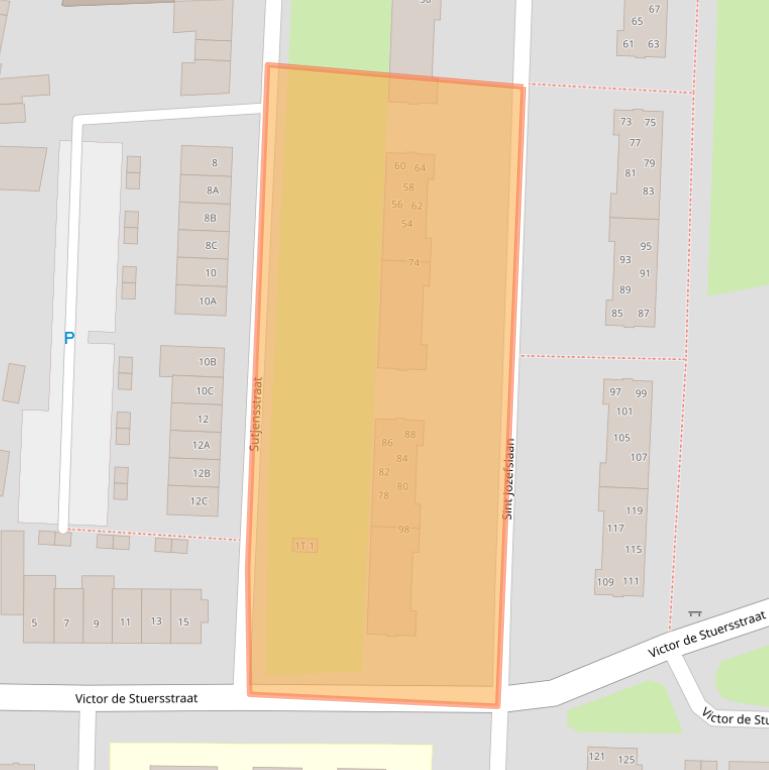 Kaart van postcodegebied 6006JM.