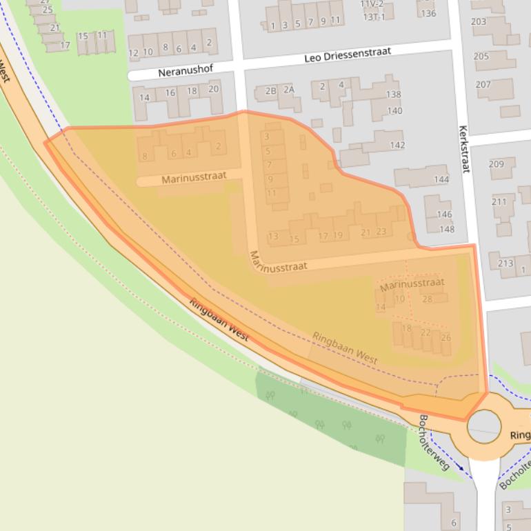 Kaart van postcodegebied 6006JT.