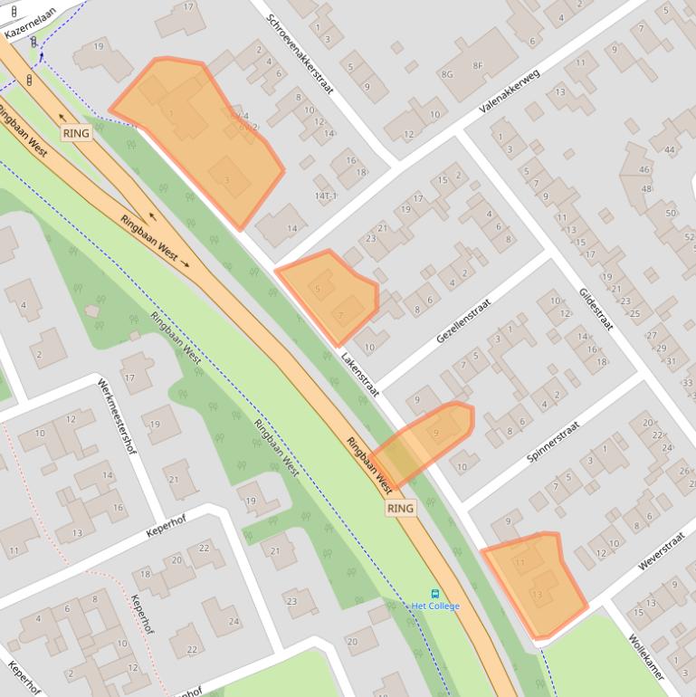 Kaart van postcodegebied 6006LG.