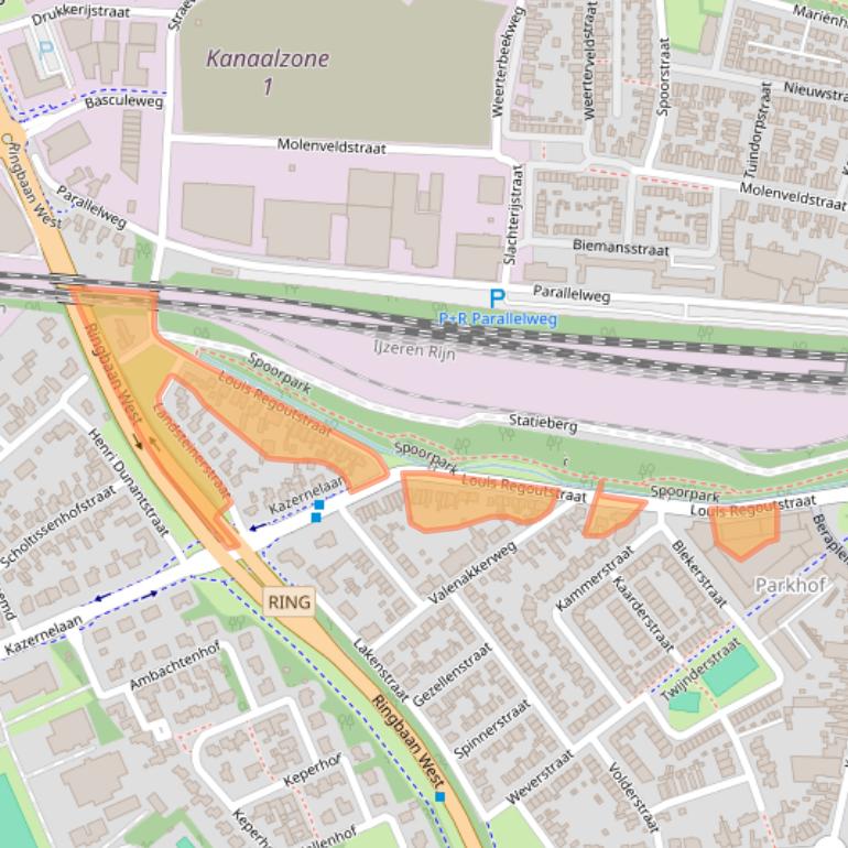 Kaart van postcodegebied 6006LL.