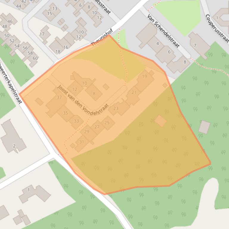 Kaart van postcodegebied 6006MH.