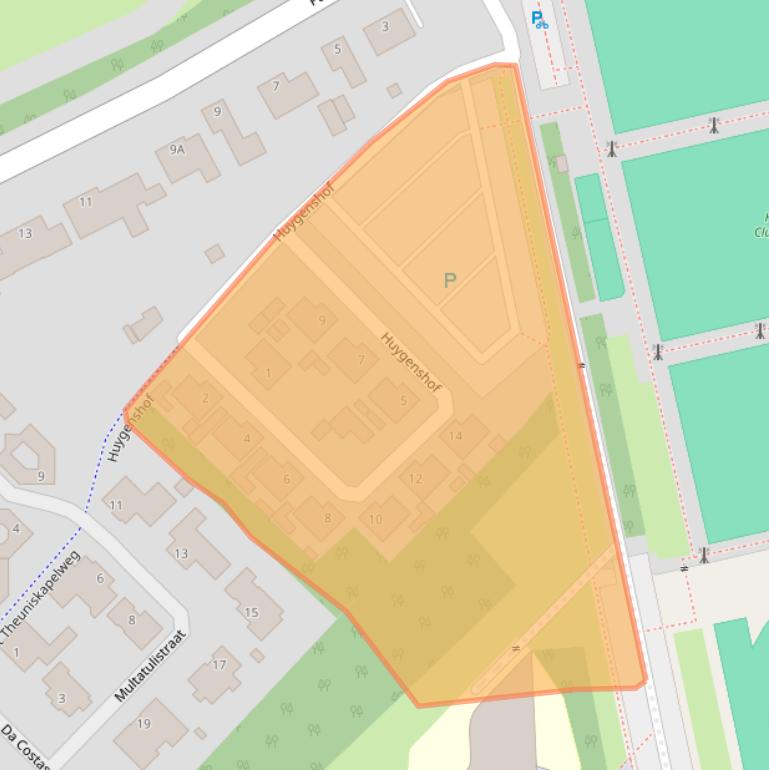 Kaart van postcodegebied 6006MZ.