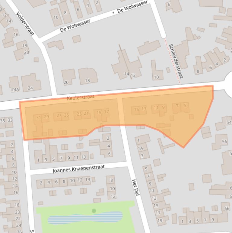 Kaart van postcodegebied 6006ND.