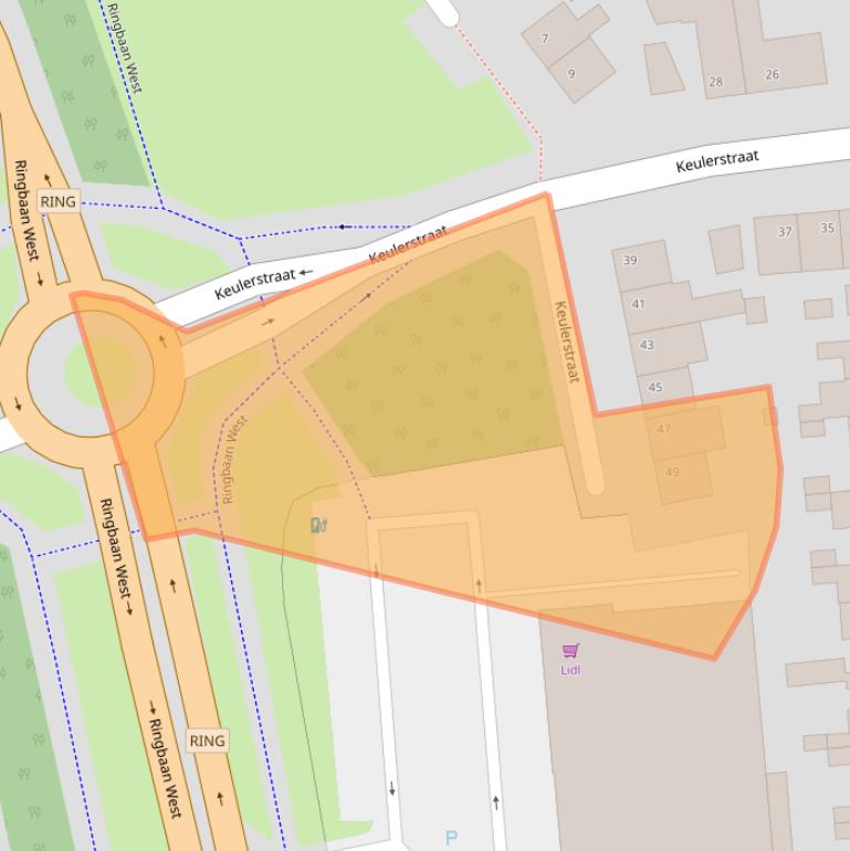 Kaart van postcodegebied 6006NG.