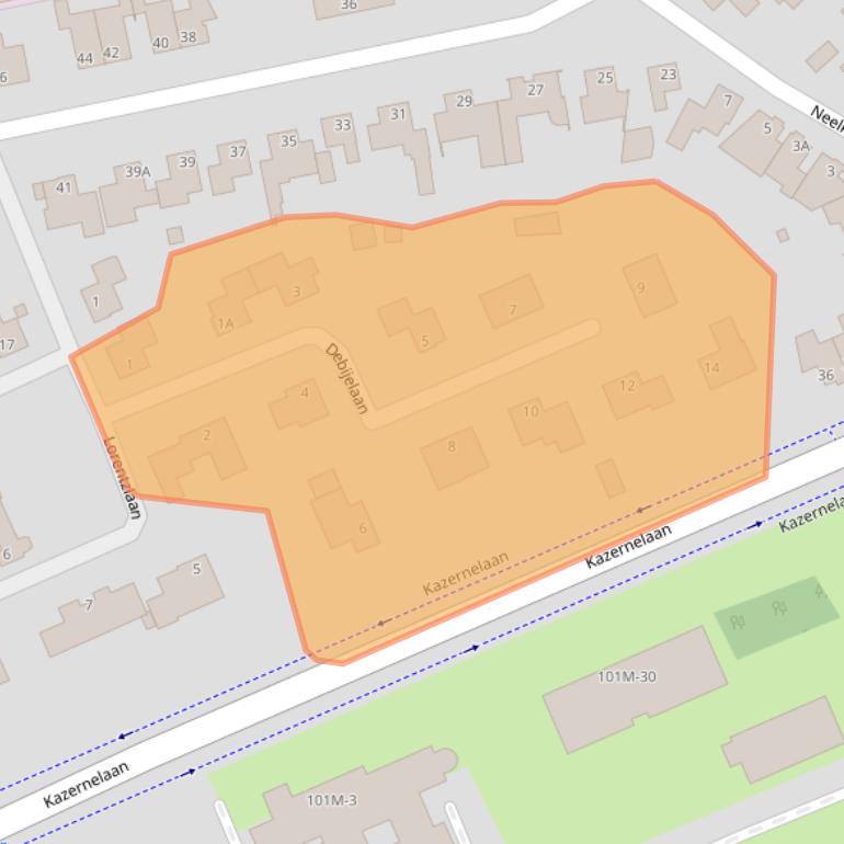 Kaart van postcodegebied 6006NN.