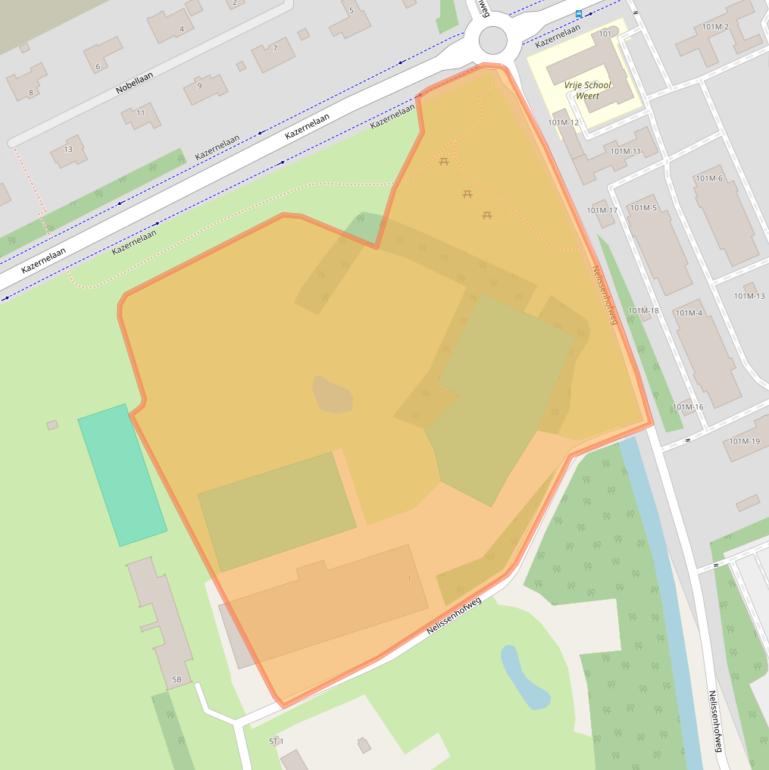 Kaart van postcodegebied 6006NS.