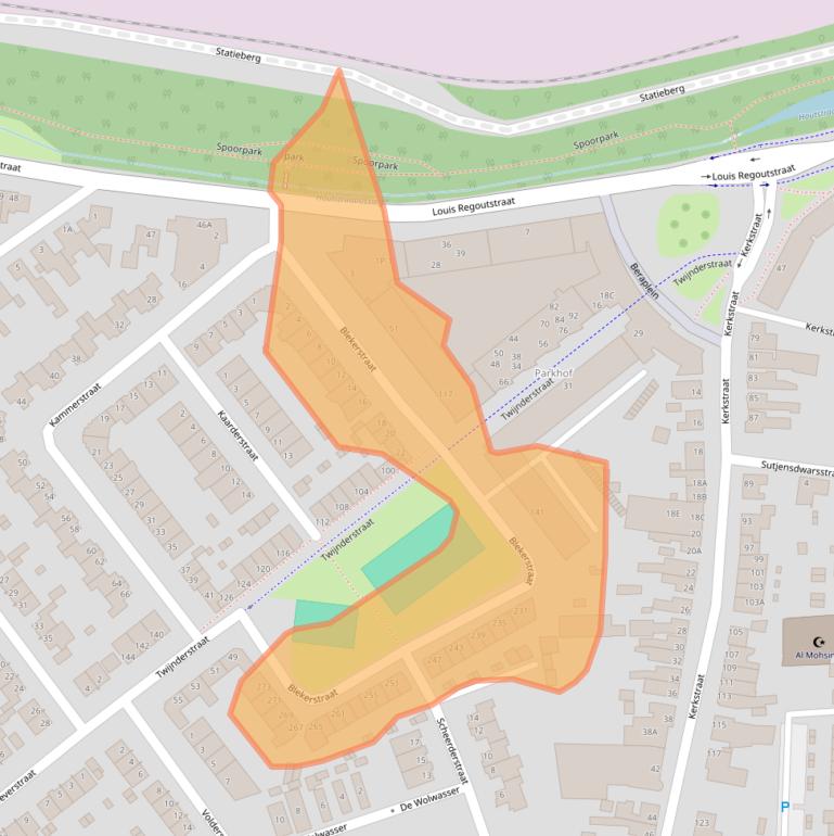 Kaart van postcodegebied 6006NV.