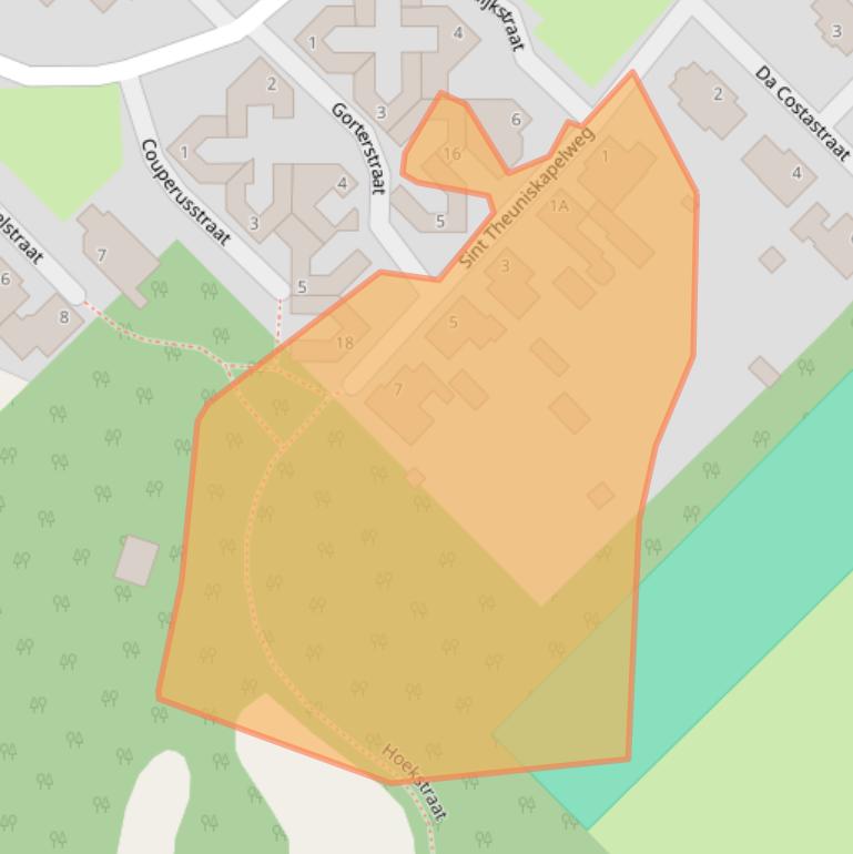 Kaart van postcodegebied 6006PA.