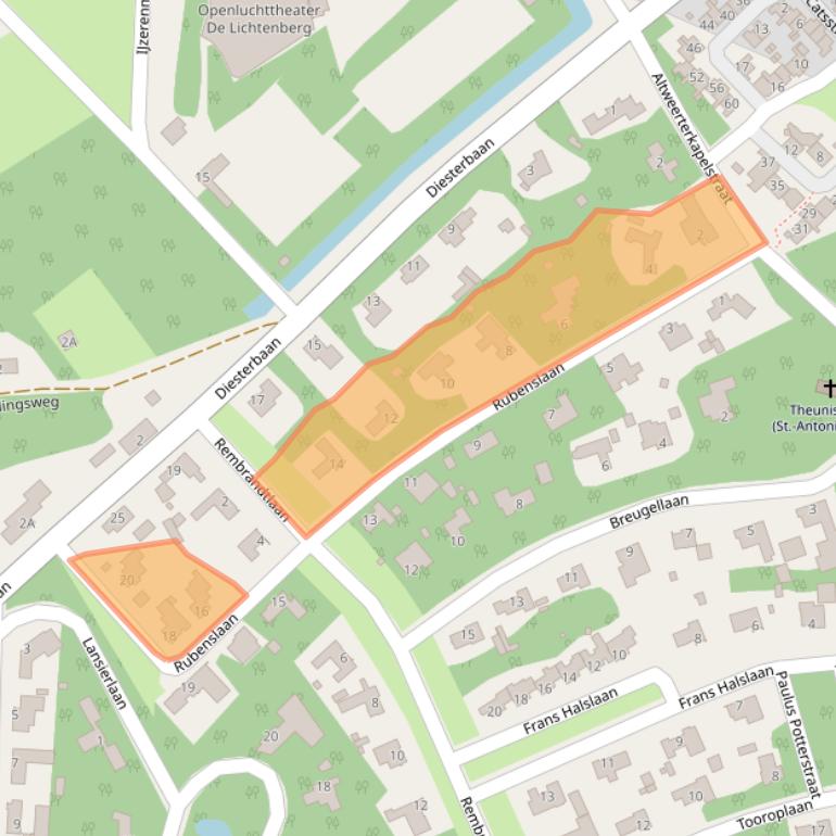 Kaart van postcodegebied 6006PG.