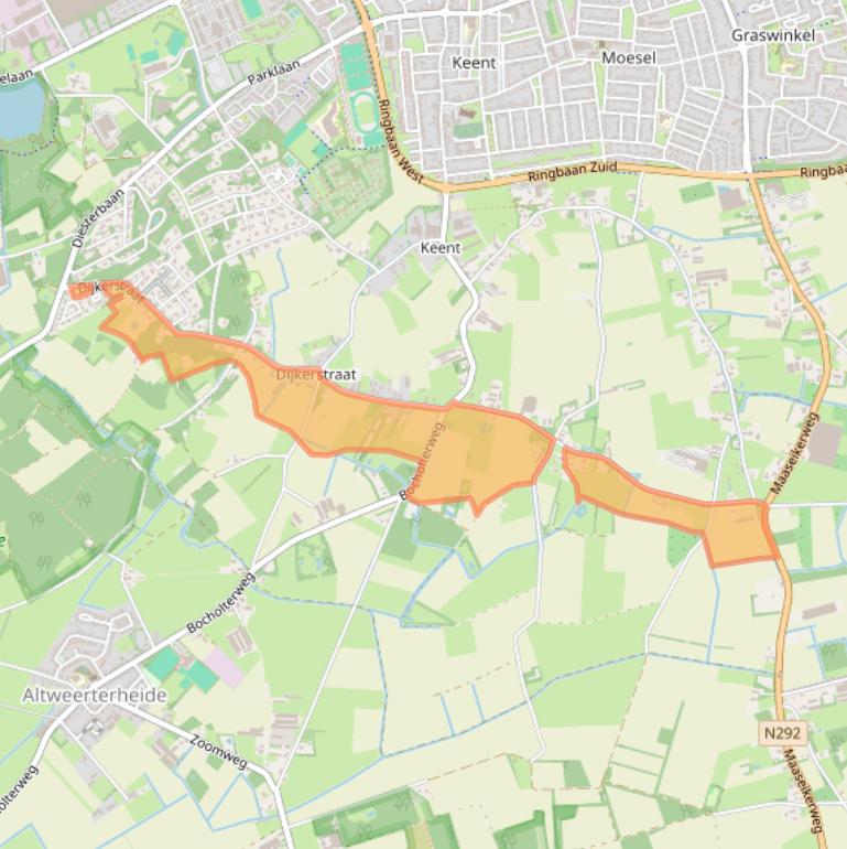 Kaart van postcodegebied 6006PR.