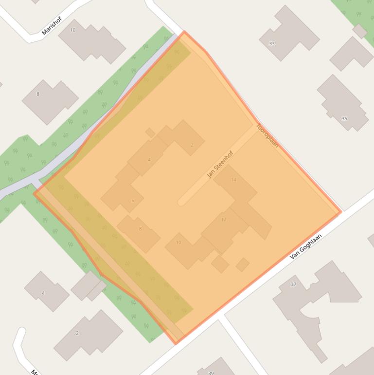 Kaart van postcodegebied 6006RA.