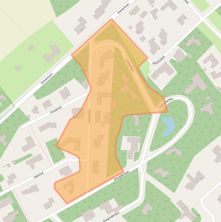 Kaart van postcodegebied 6006RJ.