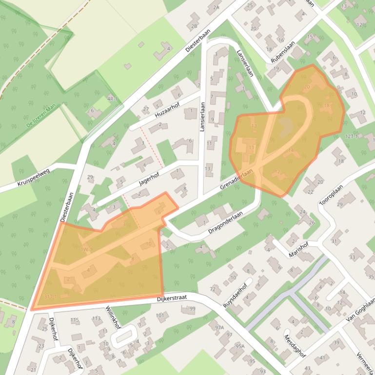 Kaart van postcodegebied 6006RM.