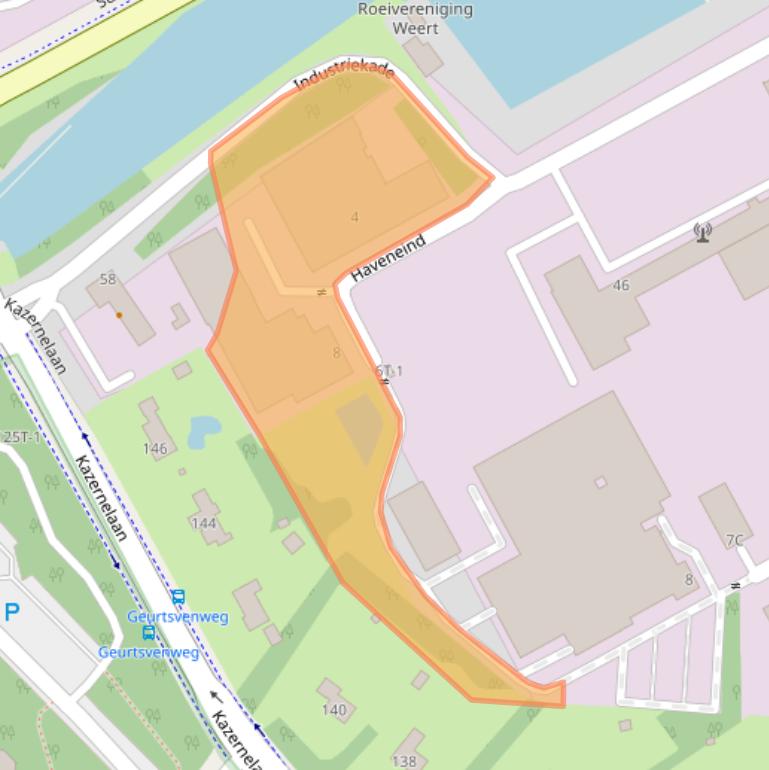 Kaart van postcodegebied 6006RW.