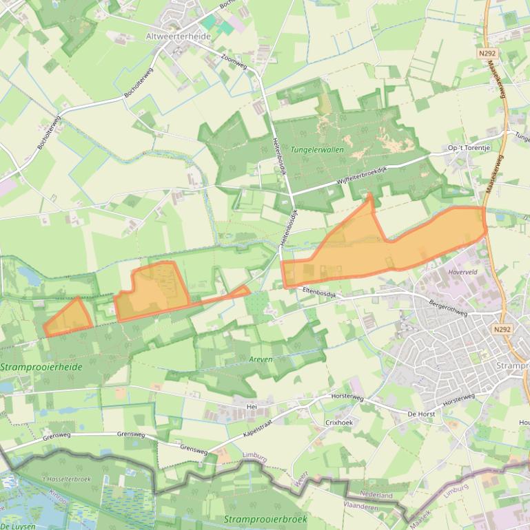 Kaart van postcodegebied 6006RX.