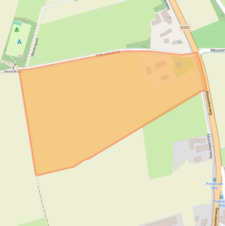 Kaart van postcodegebied 6006SC.