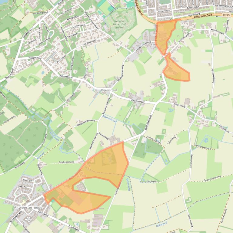 Kaart van postcodegebied 6006TL.